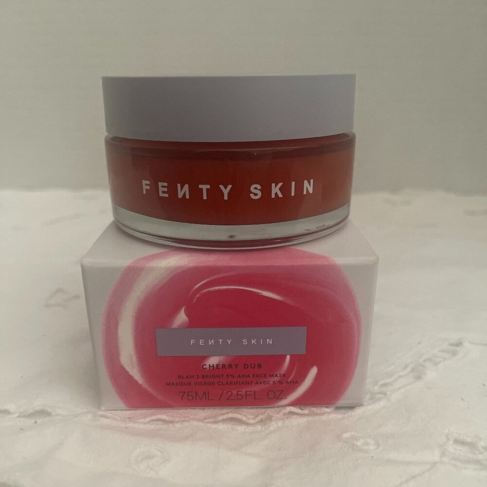 Fenty Beauty Cherry Dub Blah to Bright 5% AHA Face Mask+SalicylicAcid+Vitamin C